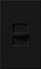 Lutron N-1003P-BL Nova 1000W Incandescent / Halogen Single Pole / 3-Way Preset Dimmer in Black