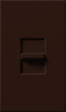 Lutron N-603P-BR Nova 600W Incandescent / Halogen Single Pole / 3-Way Preset Dimmer in Brown
