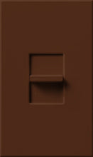 Lutron NT-603P-SI Nova T 600W Incandescent / Halogen Single Pole / 3-Way Preset Dimmer in Sienna, Matte Finish