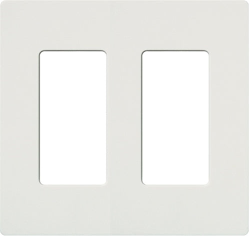 Lutron NT-R3R3-FB-QB Nova T Screwless 2 Gang Wallplate Decora Opening, Fins Broken, in Antique Brass, Special Metal Finish