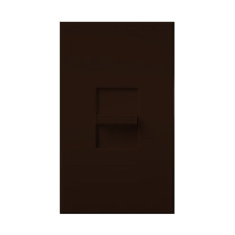Lutron NTCL-250-BR Nova T 250W Dimmable CFL/LED, 1000W Incandescent/Halogen, 400W Lutron Hi-Lume A-Series LTE LED Drivers, Single Pole Dimmer in Brown, Matte Finish