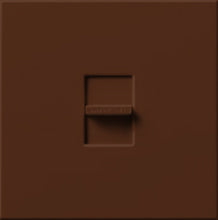 Lutron NTLV-1503P-SI Nova T 1200W Magnetic Low Voltage Single Pole / 3-Way Preset Dimmer in Sienna, Matte Finish