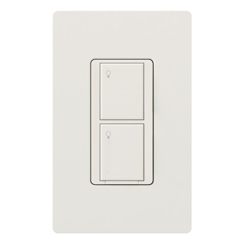 Lutron PD-5WS-DV-WH Caseta Wireless 5A 120-277V 2-button RF Single Pole / Multi Location Switch, White