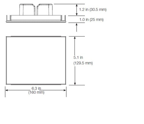 Lutron PHPM-3F-120-WH 3-Wire Fluorescent Power Module, 16A 120V