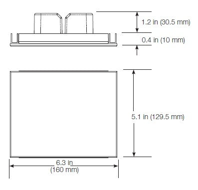Lutron PHPM-SW-DV-WH Switching Power Module, 16A Dual Voltage 120-277V
