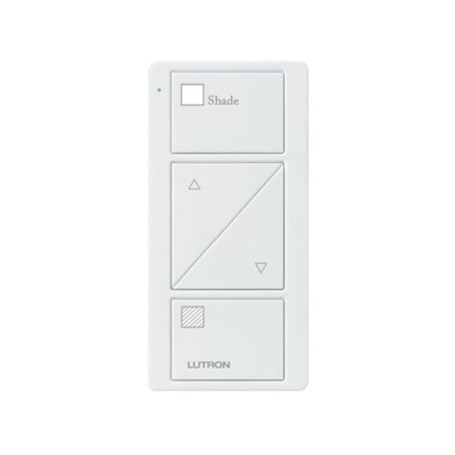Lutron PJ2-4B-TSW-EL2 Pico 4-Button Wireless Remote, Scene Control for Light, with Custom Engraving, in Matte White