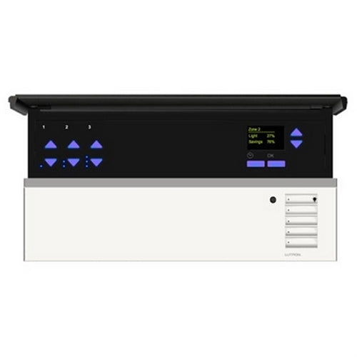 Lutron QSGFP-2BLA Grafik Eye QS, Faceplate Kit, 2Gang, Black Anodized Aluminum