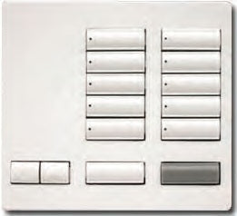 Lutron RK-T10RL-MN-E RadioRA 2 SeeTouch Tabletop Keypad 10-button Engraved Replacement Kit in Midnight