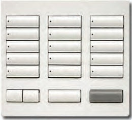 Lutron RK-T15RL-MN-E RadioRA 2 SeeTouch Tabletop Keypad 15-button Engraved Replacement Kit in Midnight