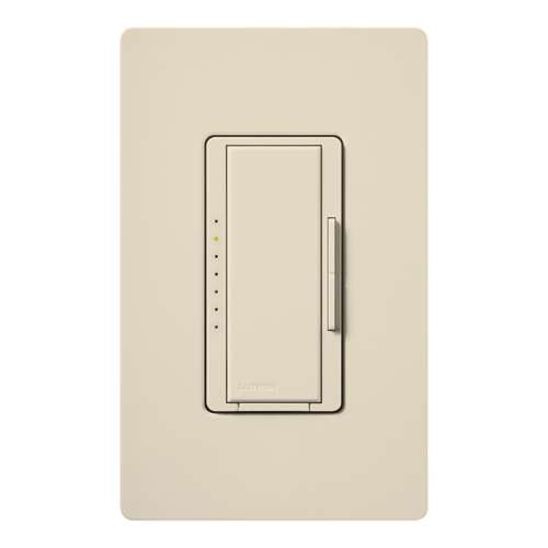 Lutron RRD-6ND-LA RadioRA2 600W Incandescent / Halogen / 600 VA Magnetic Neutral Wire Dimmer, in Light Almond