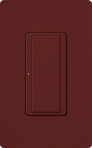 Lutron RRD-8S-DV-MR RadioRA 2 120-277V / 8A Two-Wire Electronic Switch in Merlot