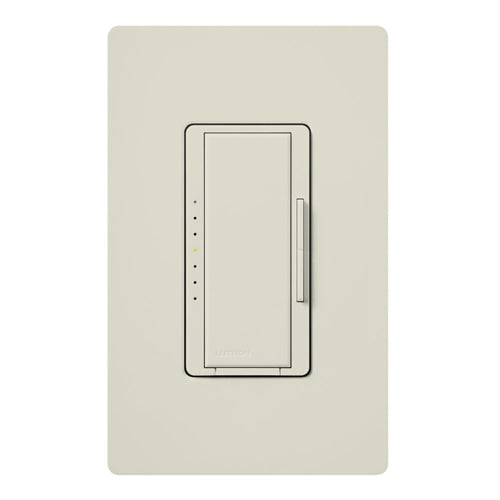 Lutron RRD-PRO-LA 250 W (CFL/LED) or 500 W/VA Incandescent/Halogen/ELV or 400 VA MLV Phase Selectable, Neutral Optional dimmer, Light Almond
