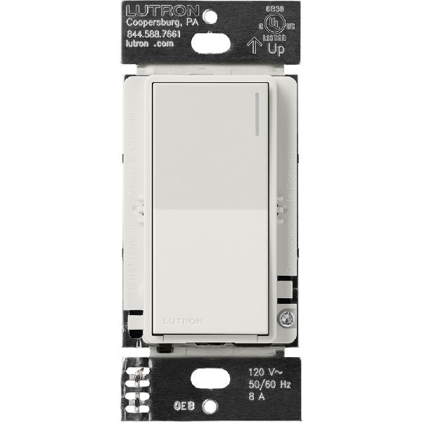 Lutron RRST-8ANS-LG RadioRA 3 Sunnata 8 A Light, 1/4 HP 5.8 A Motor RF Switch in Lunar Gray