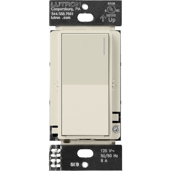 Lutron RRST-8ANS-PM RadioRA 3 Sunnata 8 A Light, 1/4 HP 5.8 A Motor RF Switch in Pumice
