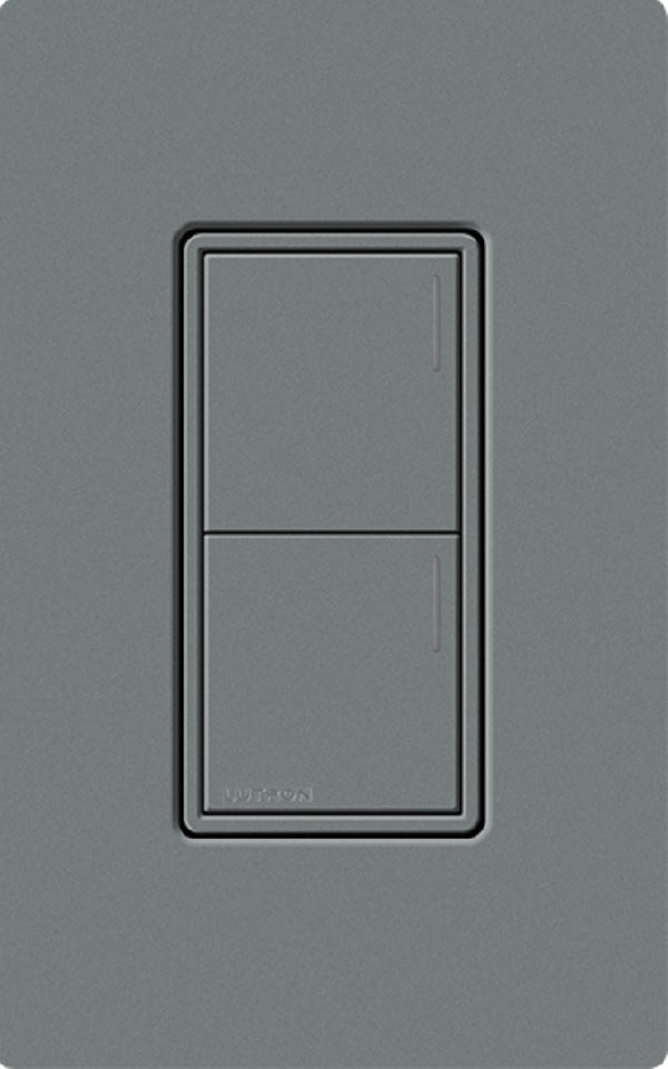 Lutron RRST-HN2B-SL RadioRA 3 Sunnata RF Keypad, 2-Button Hybrid Keypad in Slate