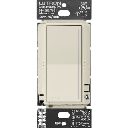 Lutron Sunnata RRST-PRO-N-PM RadioRA 3 PRO LED+ RF Touch Single Pole/ Multi-Location Dimmer in Pumice