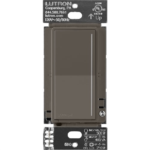 Lutron Sunnata RRST-PRO-N-TF RadioRA 3 PRO LED+ RF Touch Single Pole/ Multi-Location Dimmer in Truffle