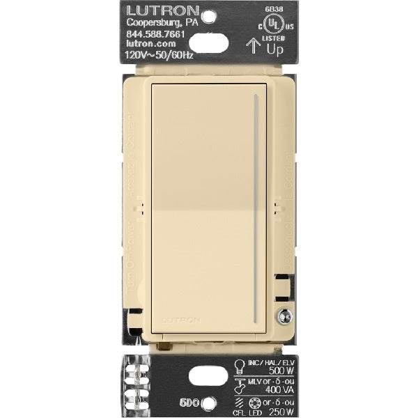 Lutron RRST-RD-IV RadioRA 3 Sunnata PRO LED+ RF Touch Companion Dimmer in Ivory