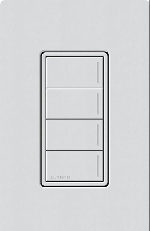 Lutron RRST-W4B-MI RadioRA 3 Sunnata RF Keypad, 4-Button Keypad in Mist