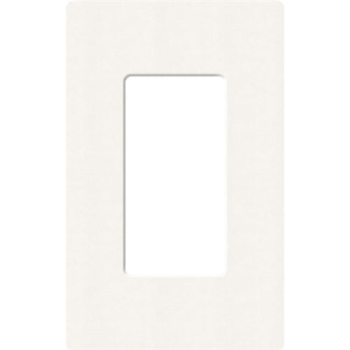 Lutron SC-1-BW Claro Satin Screwless Wallplate 1 Gang in Brilliant White