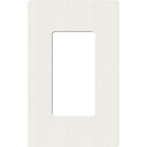 Lutron SC-1-RW Claro Satin Screwless Wallplate 1 Gang in Architectural White