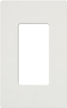 Lutron SC-1-SW Claro Satin Screwless Wallplate 1 Gang in Snow