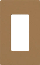 Lutron SC-1-TC Claro Satin Screwless Wallplate 1 Gang in Terracotta