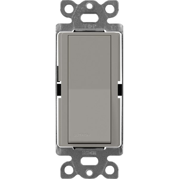 Lutron SC-1PS-CS Claro Satin 15A Single Pole Switch in Cobblestone