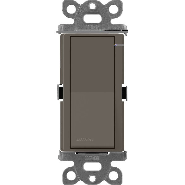 Lutron SC-1PS-TF Claro Satin 15A Single Pole Switch in Truffle