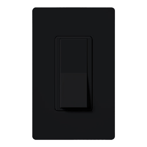 Lutron SC-1PSH-MN Claro Satin 15A Single Pole Switch in Midnight
