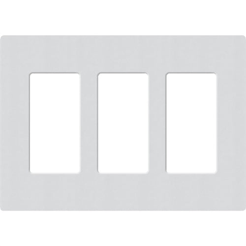 Lutron SC-3-MI Claro Satin Screwless Wallplate 2 Gang in Mist