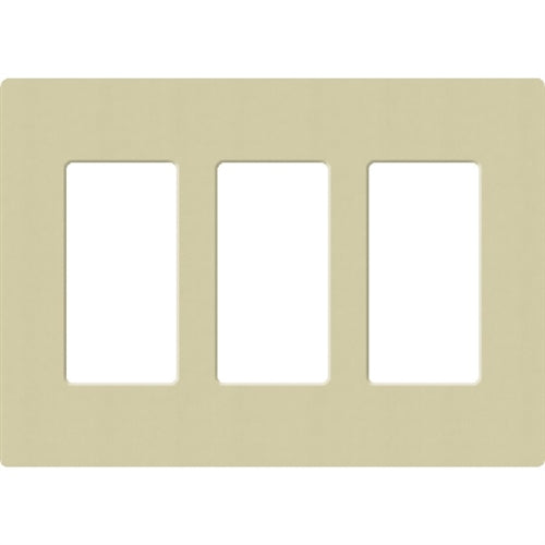 Lutron SC-3-SA Claro Satin Screwless Wallplate 2 Gang in Sage
