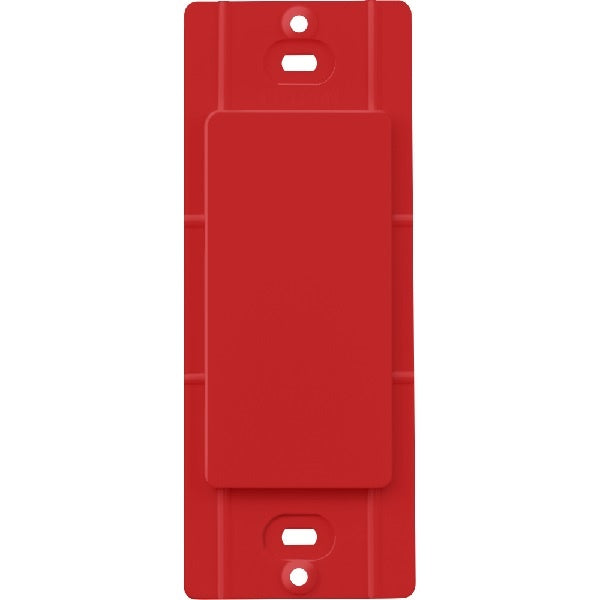 Lutron SC-BI-SR Satin Color Blank Insert in Signal Red