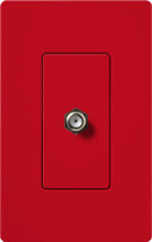 Lutron SC-CJ-HT Claro Satin Single Cable Jack in Hot