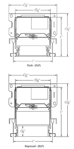 Mark Lighting SL4L LOP 10FT FLP TG 80CRI 40K 400LMF MIN1 120 ZT 10' Slot 4 LED Linear Recessed, 80 CRI, 41000K, 400 Lumens/foot, Flush Lens, 9/16" or 15/16" Flat or Inverted TeeConstant Current, Dimming to 1%, 120V, 0-10V