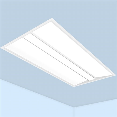 Mark Lighting WHSPR 2X4 90CRI 35K 4000LM MIN1 MVOLT SWC NLTAIR2 API 2'x4' Whisper LED Troffer, 90 CRI, 3500K, 4000 Lumens, Constant Current Dimming to 1%, 120-277V, White Shielding, White Paint, nLight Air, PIR Occupancy Sensor and Photocell