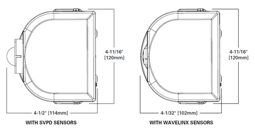 Metalux 4SWLED-48HL-LW-UNV-EL14W-L840-CD1-U 4' Surface and Wall LED Light, 4800 Lumens, Full Frost Lens Wide Optic, 120-277V, 14W Emergency Battery Pack, 4000K Color Temperature, 0-10V Dimming, 1 Driver