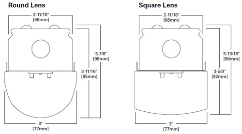 Metalux 4SNLED-LD5-60HL-LN-UNV-L850-CD1-U 43W 4' Linear LED Striplight, Round Semi-frost Lens, Narrow, 6000 Lumens, 5000K, 0-10V Dimming