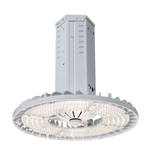 Metalux SSLED-LD5-24-HT-M-UNV-L840-CD2-TCB/SHK-U LED Round High Bay, 24000 Lumens, Standard Ambient, Medium Distribution, 120-277V, 4000K, 0-10V Dimming, 2 Drivers, Top Connector Box with Die-cast