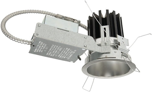 Portfolio 6LBM1LIE 6" Recessed Trim, Medium Beam Spread, Specular Clear with Emergency Test switch Hole