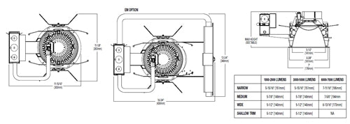 Portfolio EU6B10208027 6" LED Module, 80CRI, 2700K