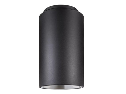 Porfolio LSR8B90D010MB Surface Ceiling Mount Cylinder, 9000 Lumens, 120-277V, 0-10V Dimming, 1%-100%, 120-277V, Matte Black