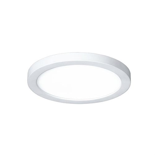 Prescolite LBSE-4RD-30K8-WH 4" Round LED Edge-Lit Direct J-Box Mount Downlight, 120-277V, 0-10V Triac/ELV Dimming, 750 Lumens, 4000K, 80 CRI, White