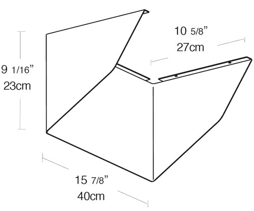 RAB ALXHS9 9" Houseside Shield, Compatible with ALX