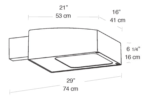 RAB ALXS250QT/PCT 250W High Pressure Sodium ALX Pole Mount Area Light, 24000 Hours Lamp Life, Type II Distribution, Bronze Finish