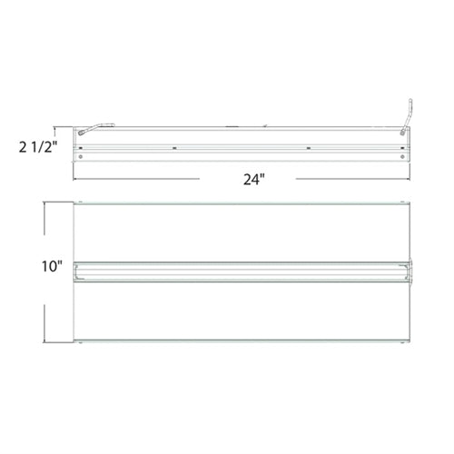 RAB ARS Field-Adjustable LED High Bay, Selectable Color Temperature 4000/5000K, 160W/120W/80W, 0-10V Dimming to 10%