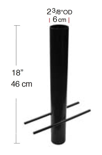 RAB BGCPole Mount, Tenon Mount, Bronze Finish