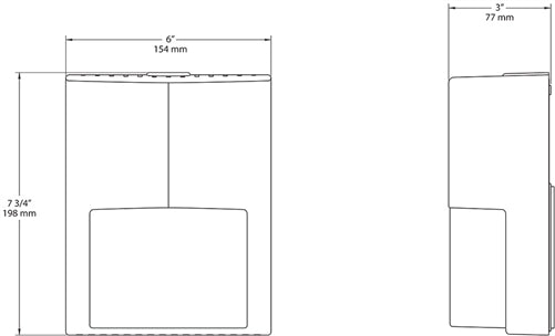 RAB ENTRA12N/PC 12W LED Doorway Light, 120V Button Photocell, 4000K (Neutral), 982 Lumens, 88 CRI, Bronze Finish