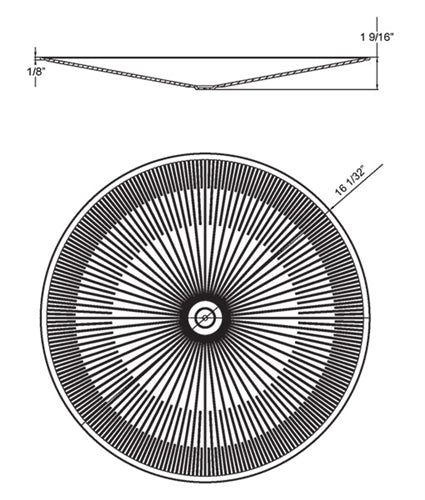 RAB H17-RDL High Bay Drop lens for H17 series