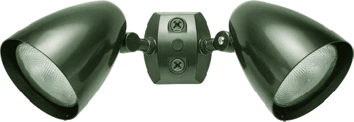 RAB HB2VG 2 x 150W Incandescent Bullet Shaped PAR Flood 120V landscape light, Verde Green